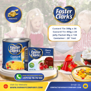 Foster Clarks Custard Powder & Jelly Packets Importer / Exporter in Dubai, UAE, Middle East - Far Way