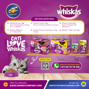 Whiskas Cat Food Importer / Exporter in Dubai, UAE, Middle East