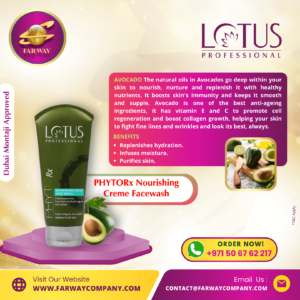 Order Lotus Professional PHYTORx Creme Face Wash For Salon in Dubai, UAE Only at FAR WAY, Lotus Professional Distributor in Dubai, UAE.