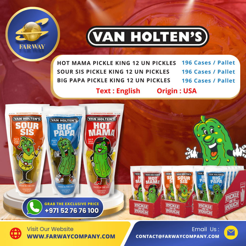 Van Holten's Cucumber Pickle Special Offer Price Importer / Exporter, Distributor in Dubai, UAE, Middle East