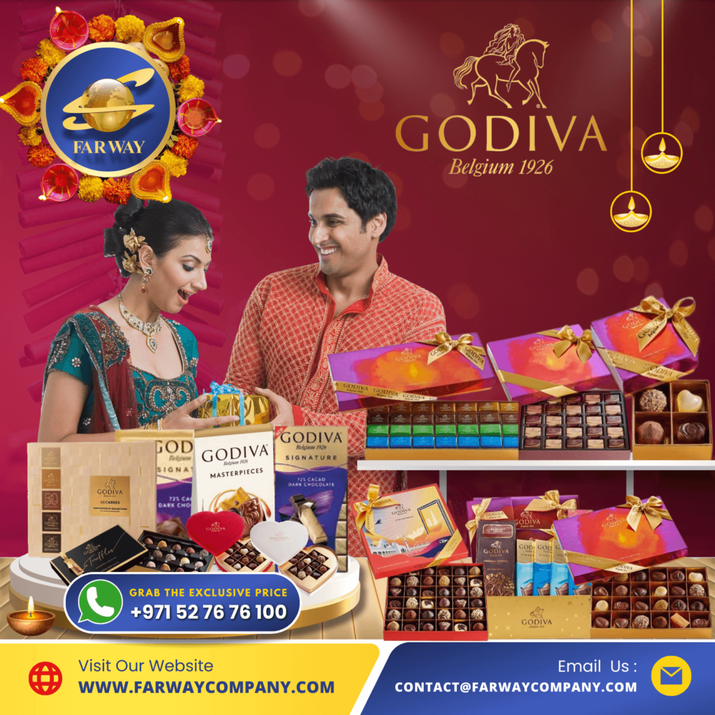 Godiva Chocolate Importer / Exporter in Dubai, UAE, Middle East only at Far Way