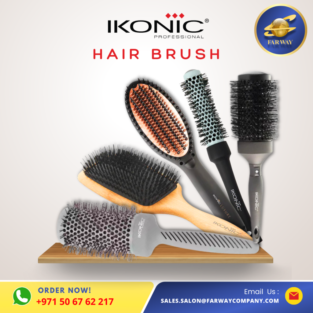 Ikonic Hair Brush Hair Comb Wholesale Distributor Dubai UAE Middle East