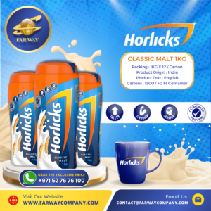 Horlicks 1kg Importer, Exporter & Confectionary Distributor in Dubai, UAE, Middle East