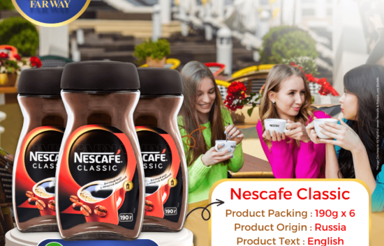 Nescafe Classic 190g Importer, Exporter in Dubai, UAE, Middle East